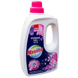 Detergent lichid Sano Maxima Power Gel Soft Silk 3 litri